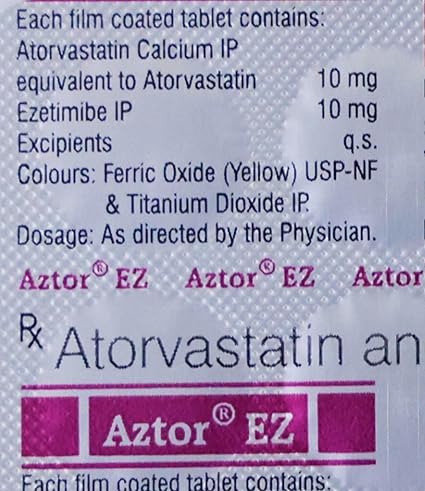 Aztor EZ 20mg/10mg Tablet 1*10 - Image 2