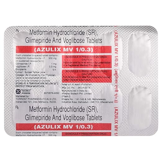 Azulix MV 1mg/500mg/0.3mg Tablet SR - Image 2