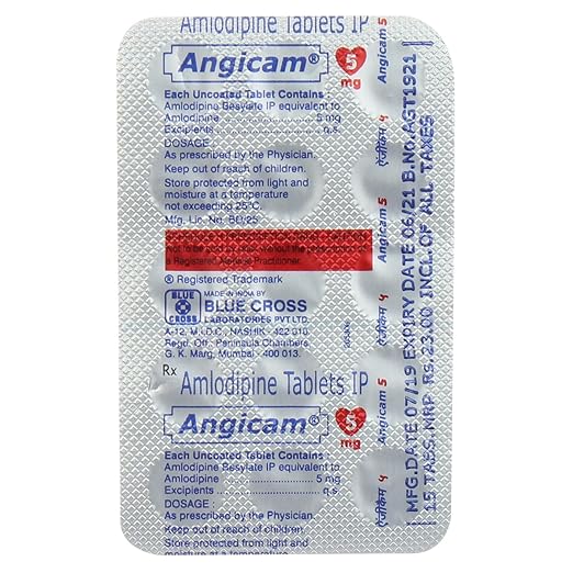 Angicam 5 mg Tablet 1*15 - Image 4