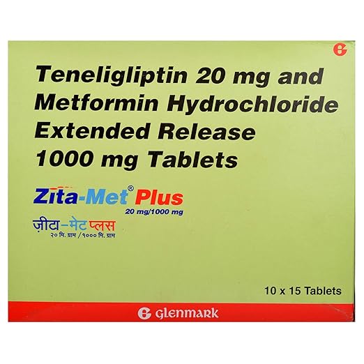 Zita-Met Plus1000mg/20mg Tablet ER