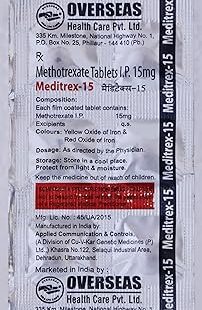 Meditrex 15mg Tablet