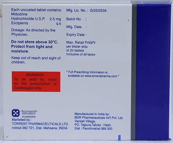 Midorise 2.5 Tablet 1*20 - Image 3