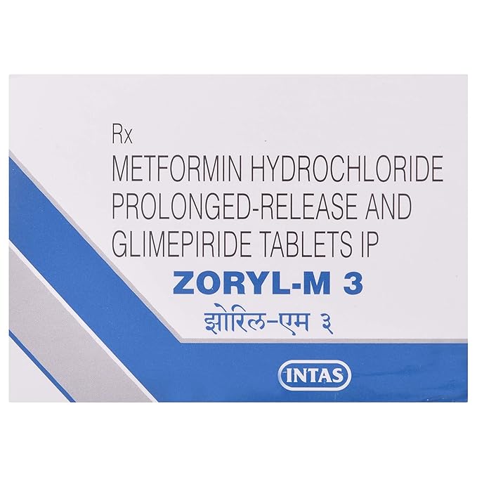 Zoryl M 3mg/500mg Tablet