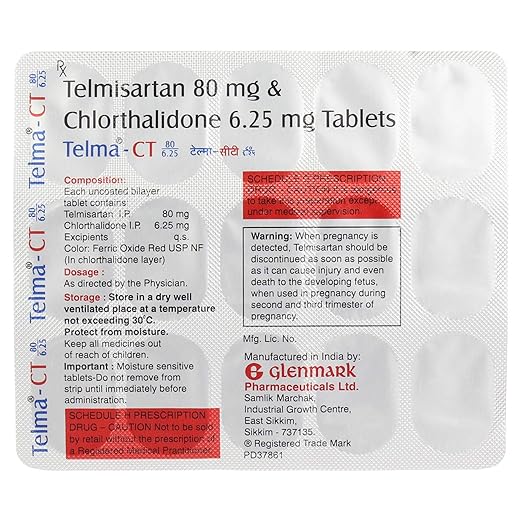 Telma-CT 80/6.25 Tablet - Image 3