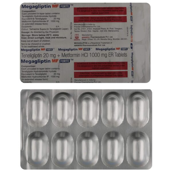 Megagliptin MF Forte Tablet PR
