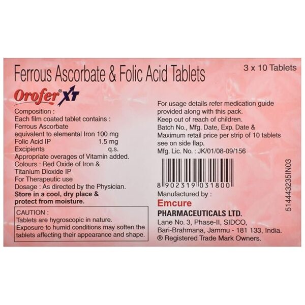 Orofer XT Tablet 1*15 - Image 3