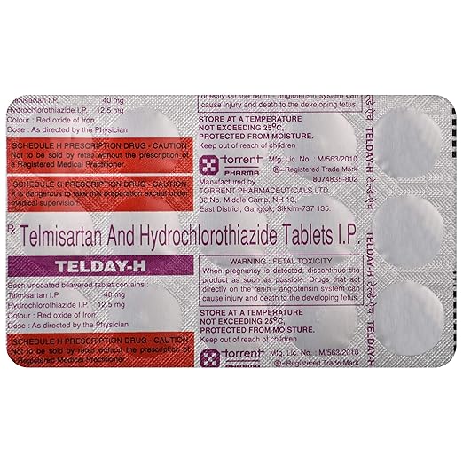 Telday-H 40mg Tablet - Image 3