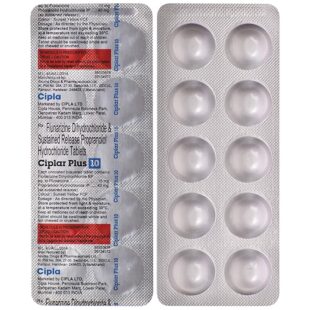 Ciplar Plus 10 Tab 1*10