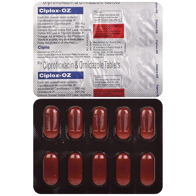 Ciplox-OZ Tablet 1*10