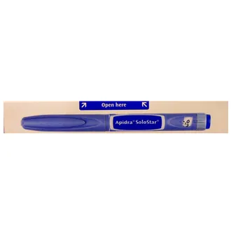 Apidra Solostar 100IU/ml Injection 3 ml - Image 3