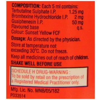 Ascoril SF Expectorant 1*100ml - Image 2