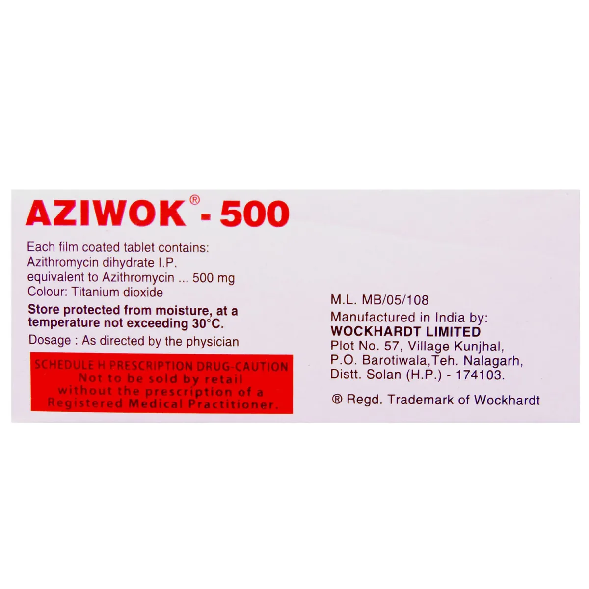 Aziwok 500 Tablet - Image 4