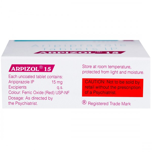 Arpizol 15 Tablet 1*10 - Image 4