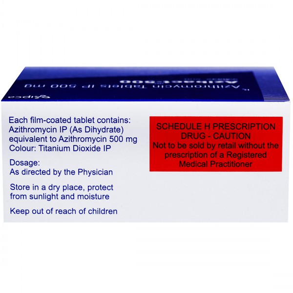 Azibact-500 Tablet 1*5 - Image 2