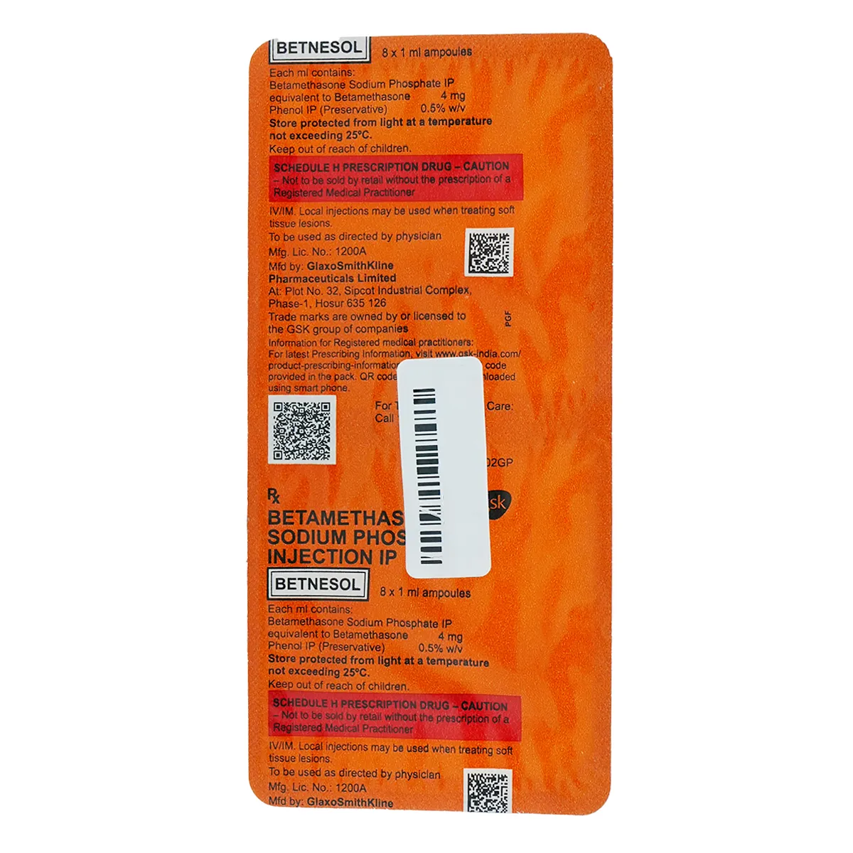 Betnesol 4mg Injection 1*1PIC