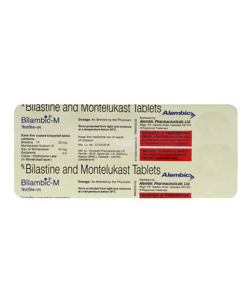 Bilambic M 20mg/10mg Tablet - Image 4