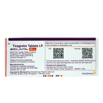 Brilinta 90mg Tablet 1*14 Tab - Image 3