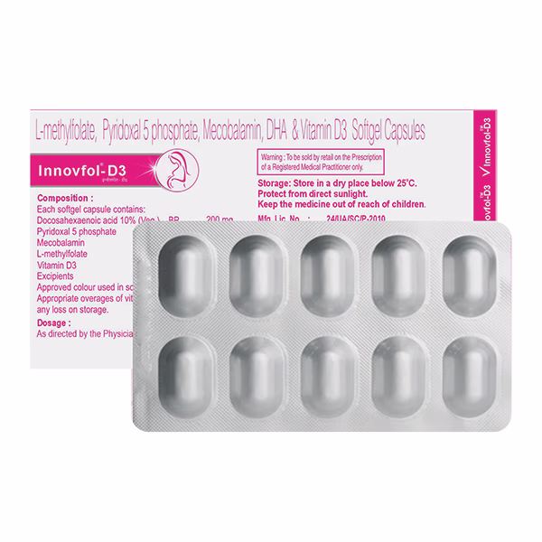 Innovfol D3 Capsule 15