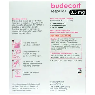 BUDEcort 0.5mg Respules 1*5 - Image 4