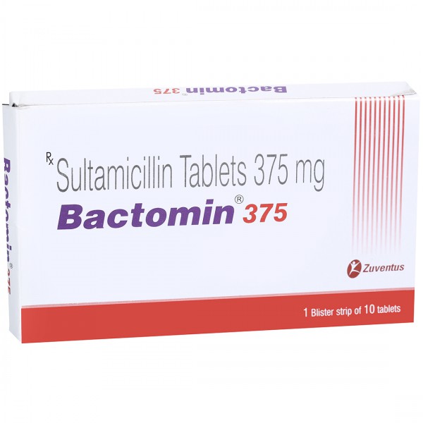 Bactomin 375 Tablet 1*10