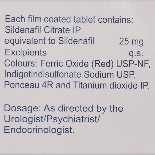 Caverta 25 Tablet 1*4 - Image 4