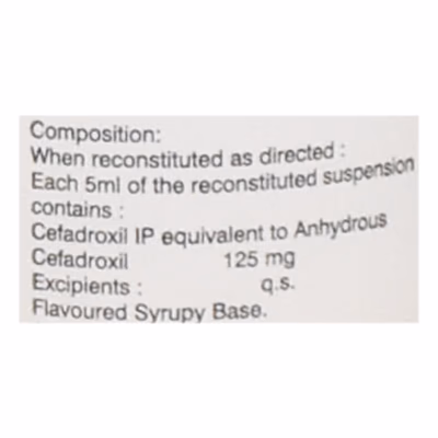 cefadrox 125mg Dry Syrup 30ml - Image 3