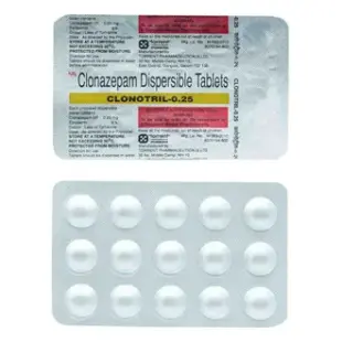 Clonotril 0.25mg Tablet DT 1*15