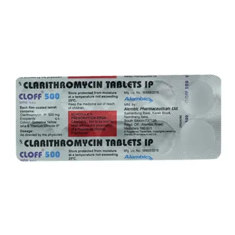 Cloff 500 Tablet 1*10 - Image 2