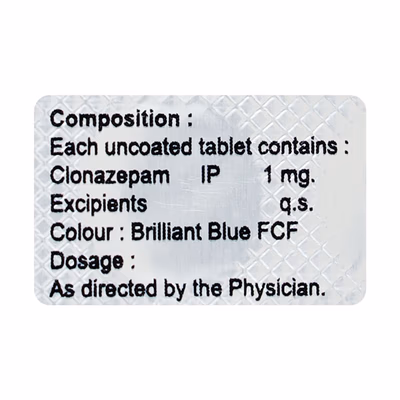 Clotas EH 0.25mg/5mg Tablet 1*10 - Image 2