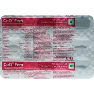 CoQ-Fem Berberine Tablet 1*10