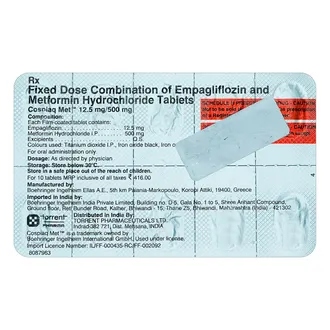 Cospiaq Met 12.5mg/500mg Tablet 10