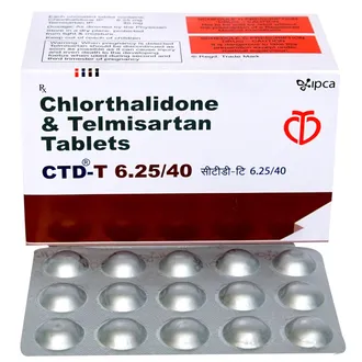 CTD-T 6.25/40 Tablet 1*15
