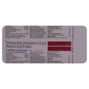 Ctd-Mt 6.25/25/40 1*10 TAB
