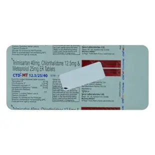 Ctd-Mt 12.5/25/40 Tab