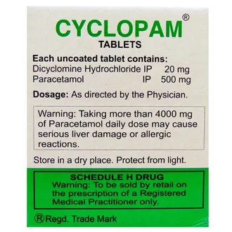 Cyclopam Tablet 1*10 - Image 2