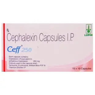 Ceff 250mg Capsule 1*10