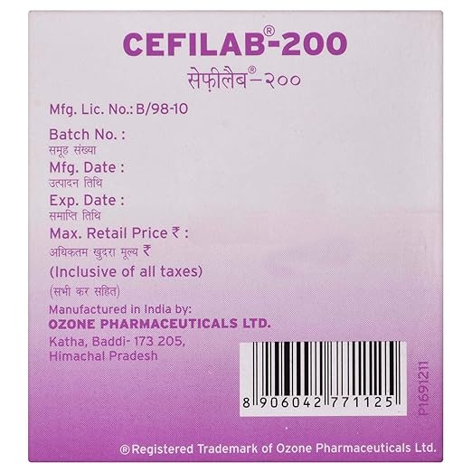 Cefilab 200 Tablet 1*10 - Image 7