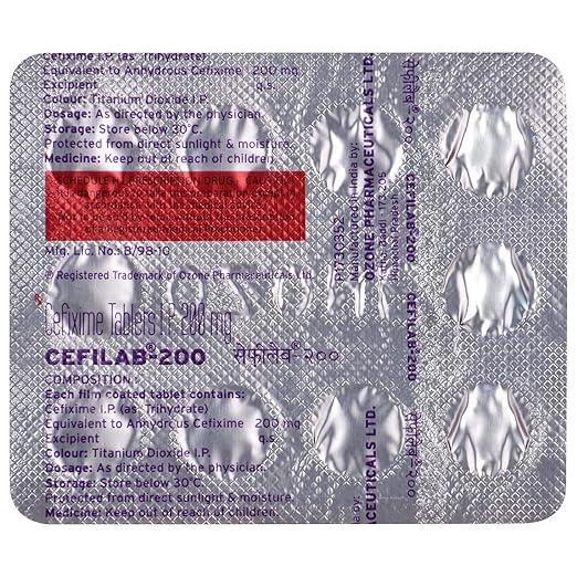 Cefilab 200 Tablet 1*10 - Image 2