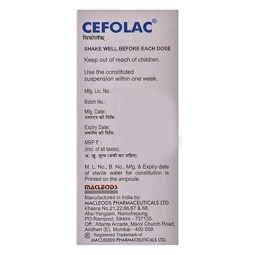Cefolac 100 Oral Syp 30ml - Image 4
