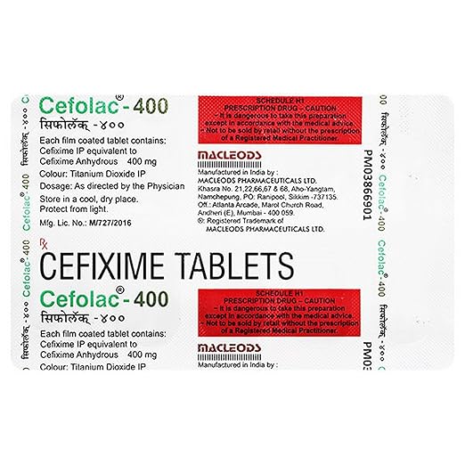 Cefolac 400 Tablet 1*10