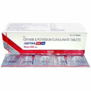 Ceftas CV 200 mg Tablet 1*10