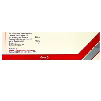 Ceftas CV 200 mg Tablet 1*10 - Image 2