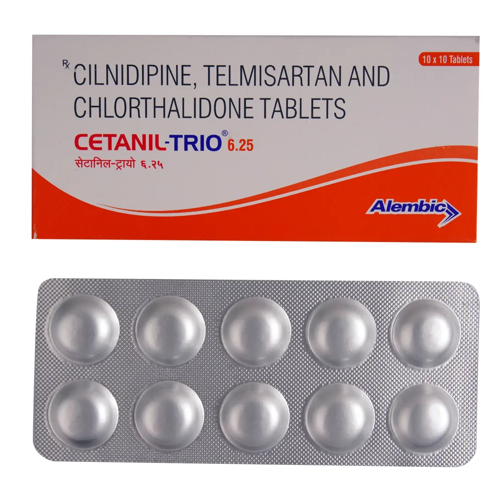 Cetanil-Trio 6.25 Tablet 1*10