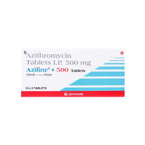 Azifine 500 mg Tablet 1*5