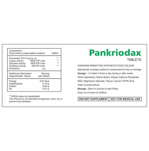 Pankriodax Tablet - Image 2