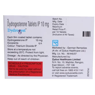 Dydrogest-ER 20 Tablet 1*10