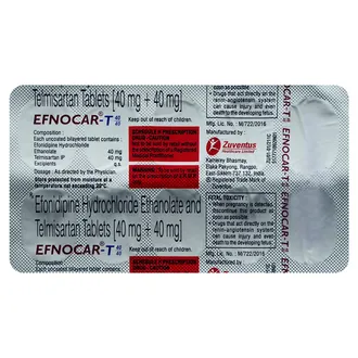 Efnocar-T 40 mg/40 mg Tablet 1*10