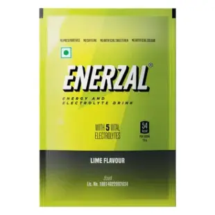 Enerzal Lime  Energy Drink Powder, 100 gm