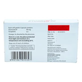 Etobrix 90mg Soft Gelatin Capsule 1*10 - Image 3