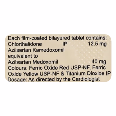 CTD-AZ 12.5/40 Tablet 1*10 - Image 2